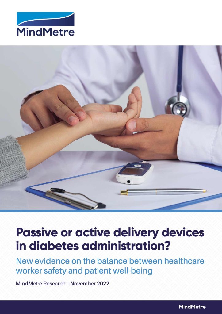 MindMetre Research | Passive or Active Diabetes Report - Cover - November 2022